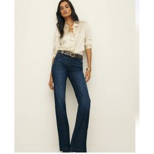 Reformation Dark Wash Bootcut Jeans